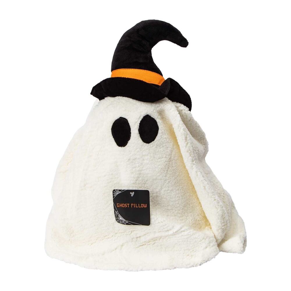 🔥Halloween Plush Ghost Pillow White Super Cute BNWT🔥